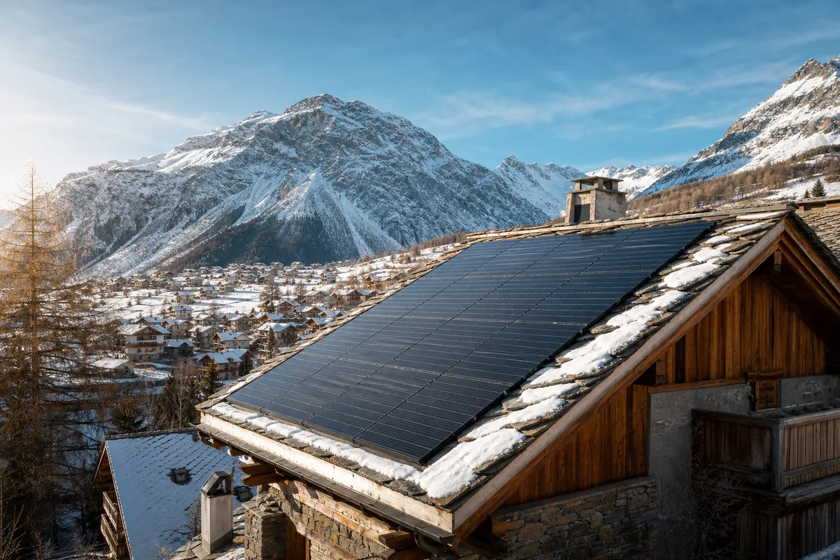 Altitude et photovoltaïque à La Salle-les-Alpes (1 400 m) : un rendement dopé par le froid