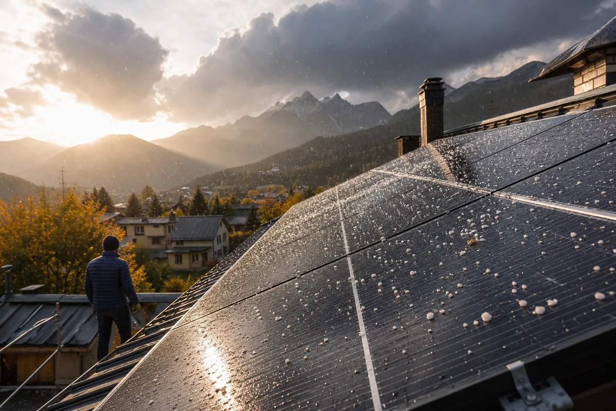 Grêle et orages à La Salle-les-Alpes : protéger et assurer ses panneaux