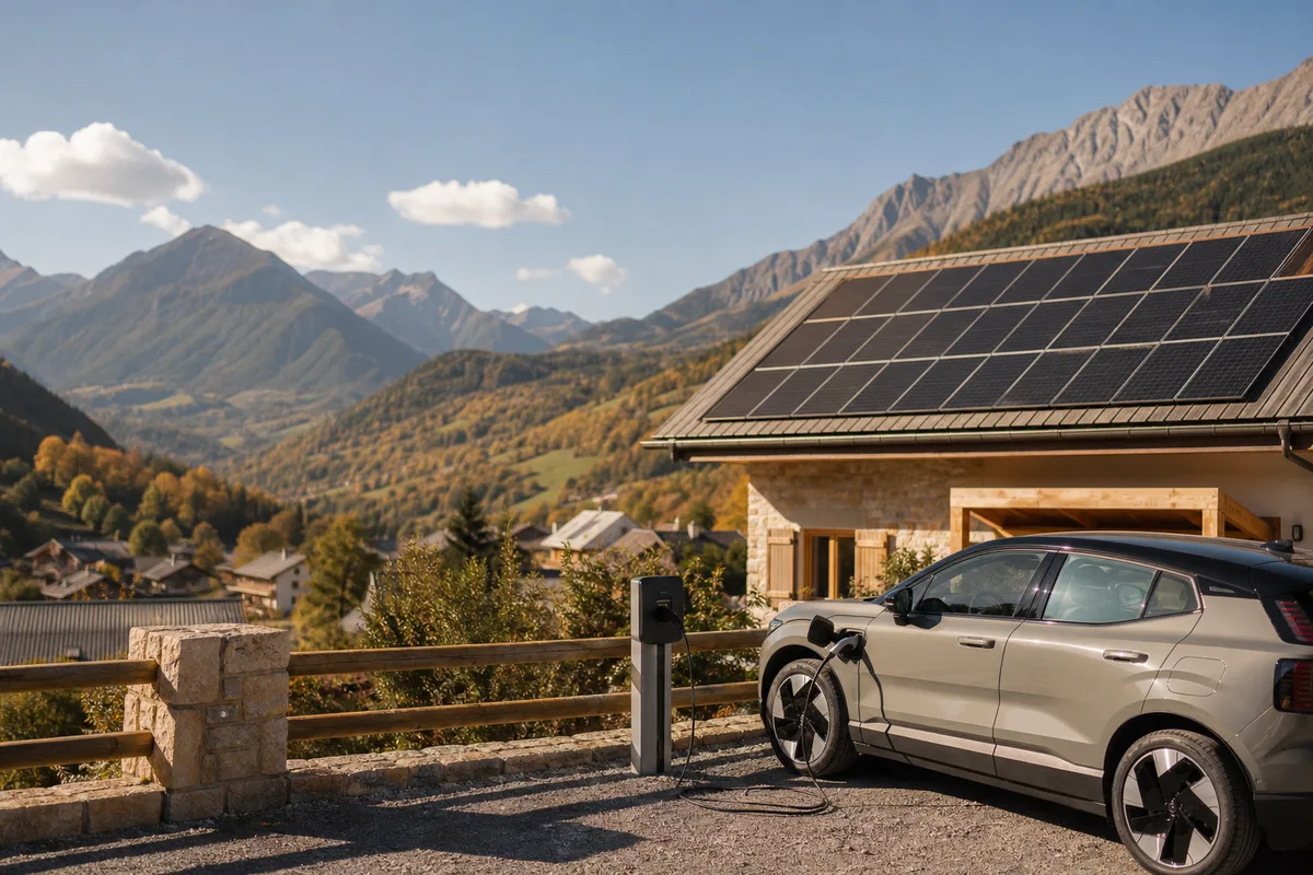 Recharge de voiture électrique à La Salle-les-Alpes : rouler au soleil de la vallée de la Guisane (Serre Chevalier)