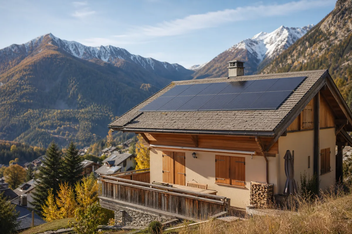 Résidence secondaire à La Salle-les-Alpes : le solaire quand on n'est pas là