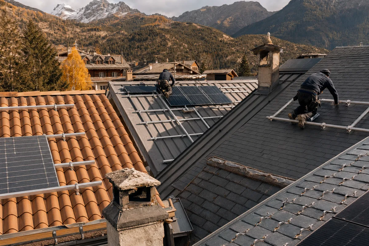 Toitures de La Salle-les-Alpes : tuiles, bac acier, ardoise, comment on pose
