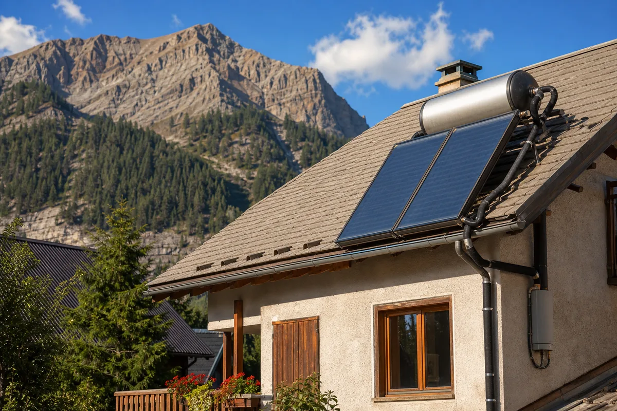 Chauffe-eau solaire à La Salle-les-Alpes